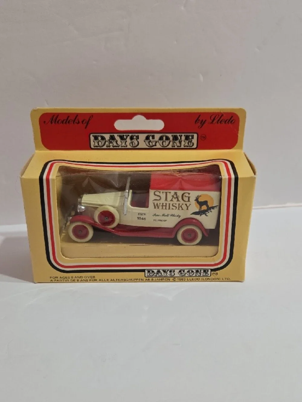 Days Gone Stag Whisky Red & Cream Collectible Toy Van